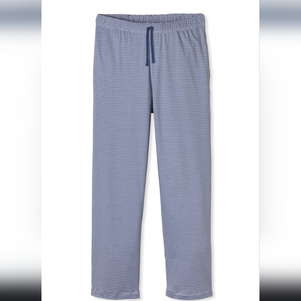 Lake Pajamas Men's Pima Sleep Pants True Navy Size XS Loungewear